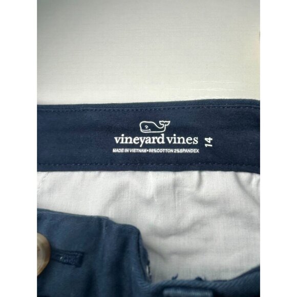 Vineyard Vines | Boys Stretch Breaker Shorts | Navy Blue | Good Used | Size 14‎ - Picture 6 of 9